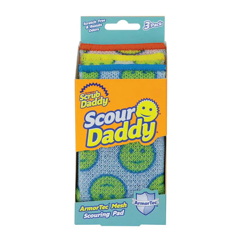 Heavy-Duty Scour Daddy Non-Scratch Scouring Pads – 3-Pack (Scddy3Ct) 1