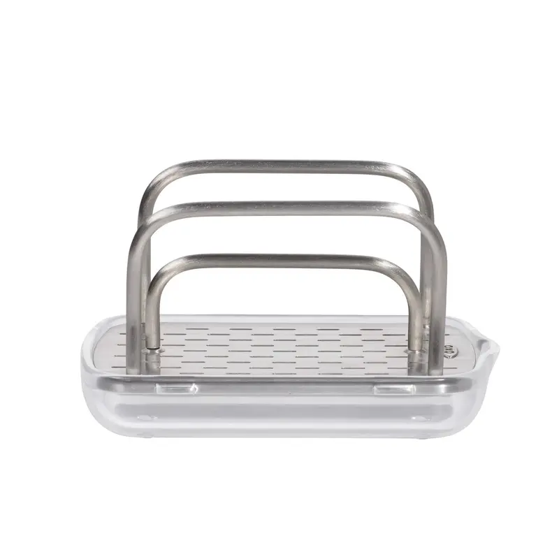 Heavy-Duty Stainless Steel Sponge Caddy – Model 13113100 1