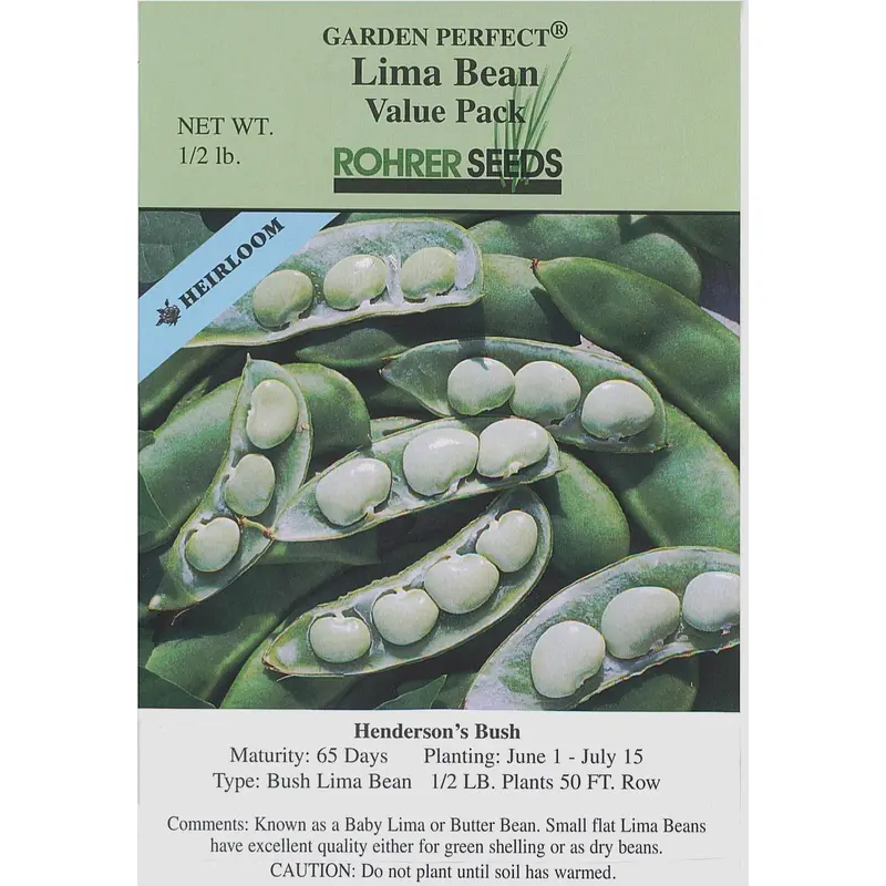 Henderson’S Baby Lima Bean Seeds – Small, Creamy, Bush-Type Lima Beans 1