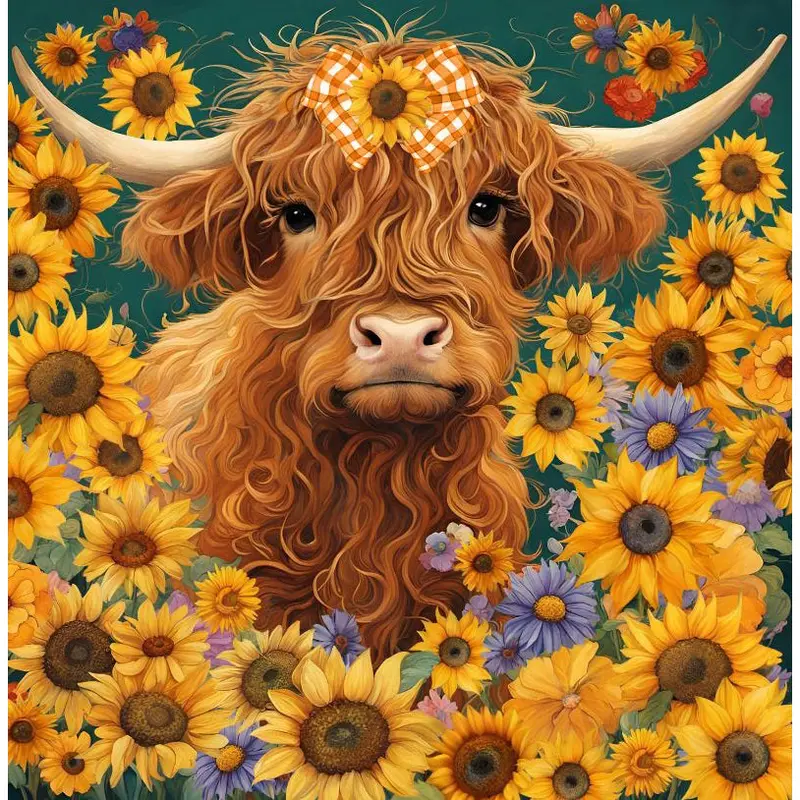 Highland Cow Themed Plush Queen Blanket – Ultra-Soft 79" X 95" Throw Db24030 1