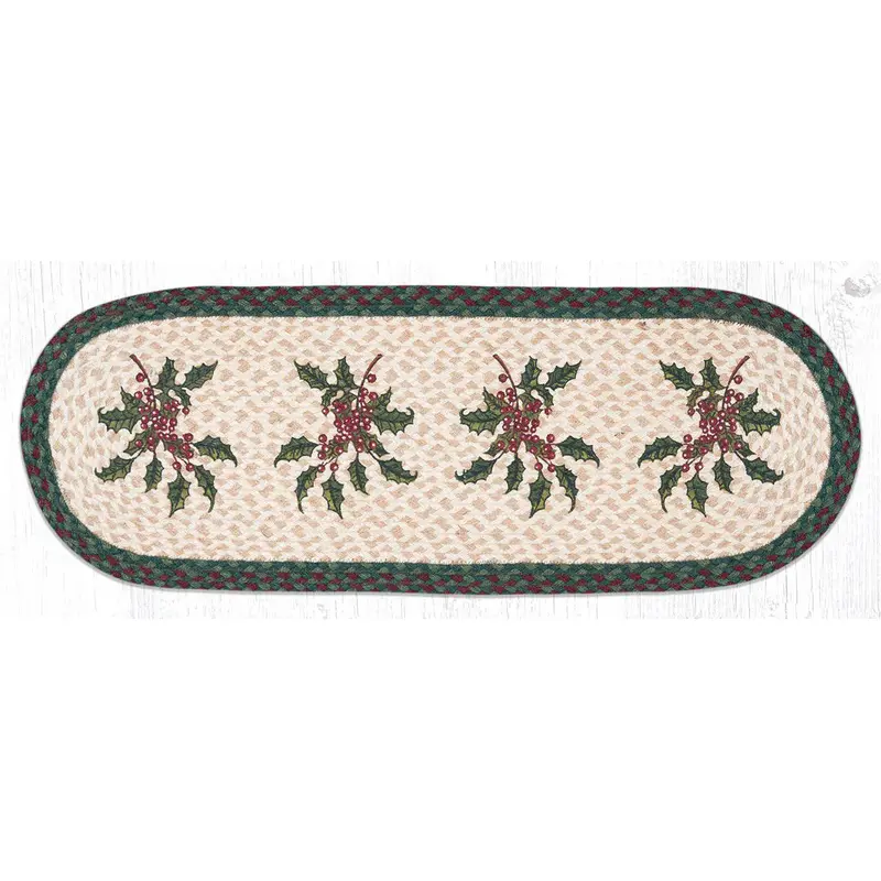 Holiday Christmas Table Runner – Festive Fabric Table Decor Op-338 1