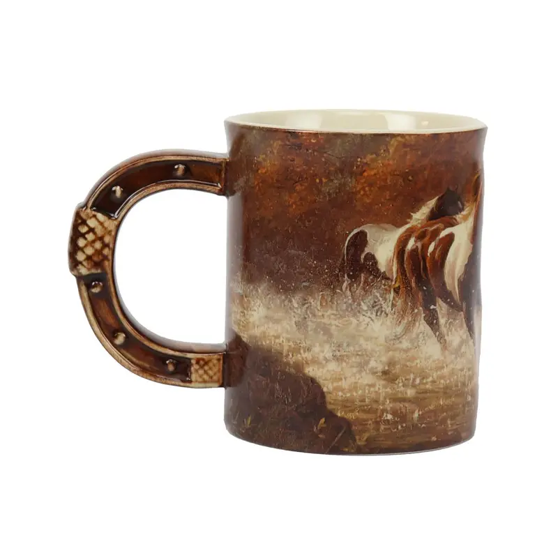 Horse-Themed 3D Ceramic Coffee Mug – Premium Dishwasher-Safe Drinkware 1