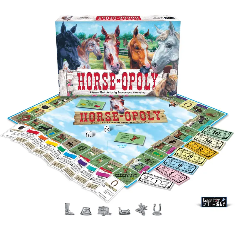 Horse-Themed Monopoly-Inspired Board Game 1