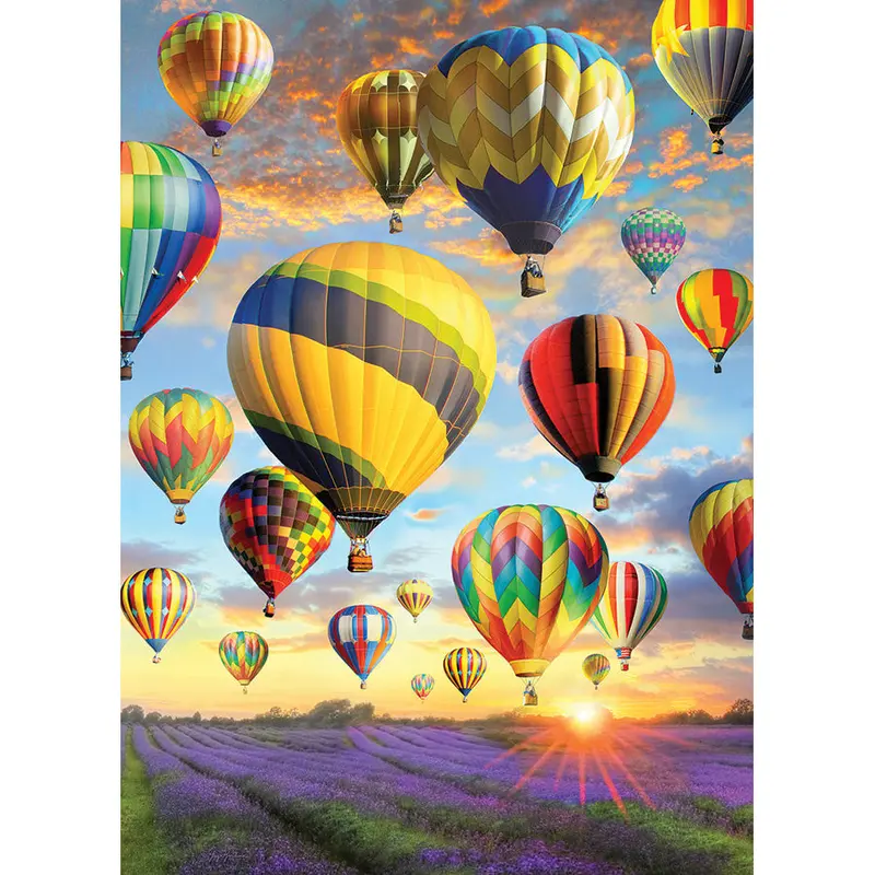 Hot Air Balloons 1000-Piece Jigsaw Puzzle With Bonus Poster (80025) 1