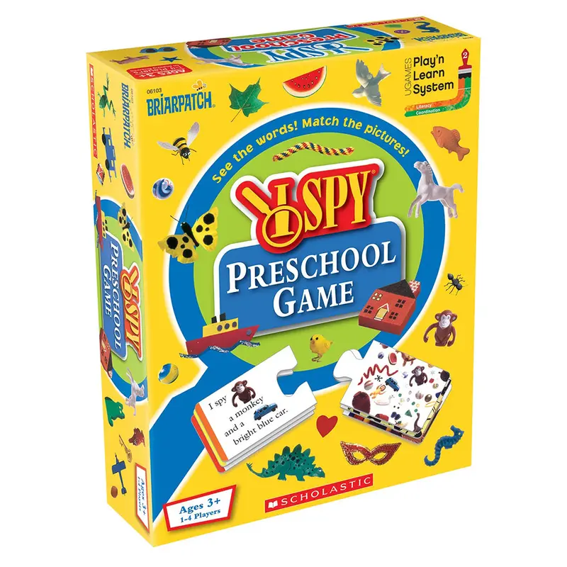 'I Spy' Preschool Matching Game – Visual Recognition And Early Literacy Activity 1