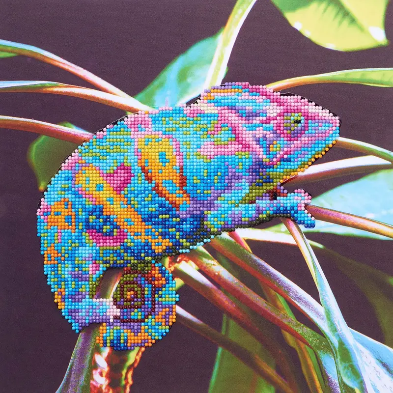 Intermediate Chameleon Diamond Art Painting Kit (Dma56774) 1