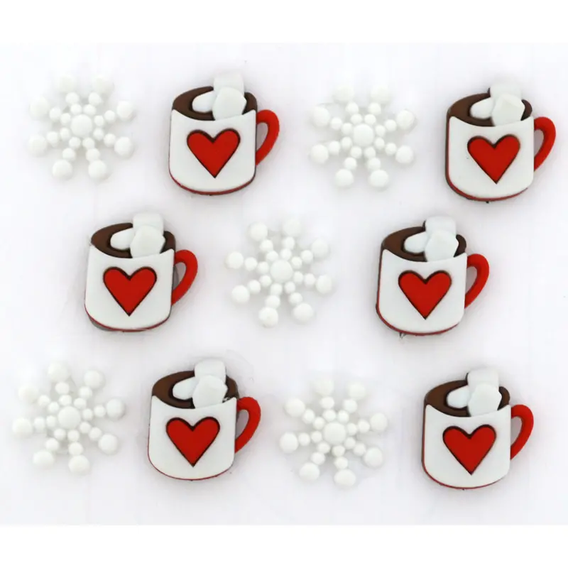 ‘It’S Cold Outside’ Holiday-Themed Buttons – Festive Craft & Scrapbooking Accents 11076 1