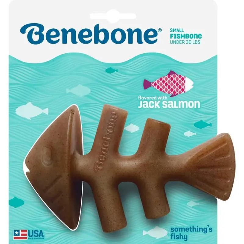 Jack Salmon Fishbone Chew Toy For Dogs 1