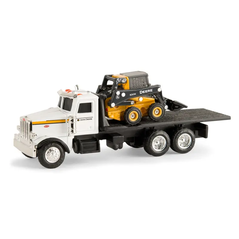 John Deere Peterbilt Truck With Skid Steer – 1:64 Scale Collectible Model 45474 1