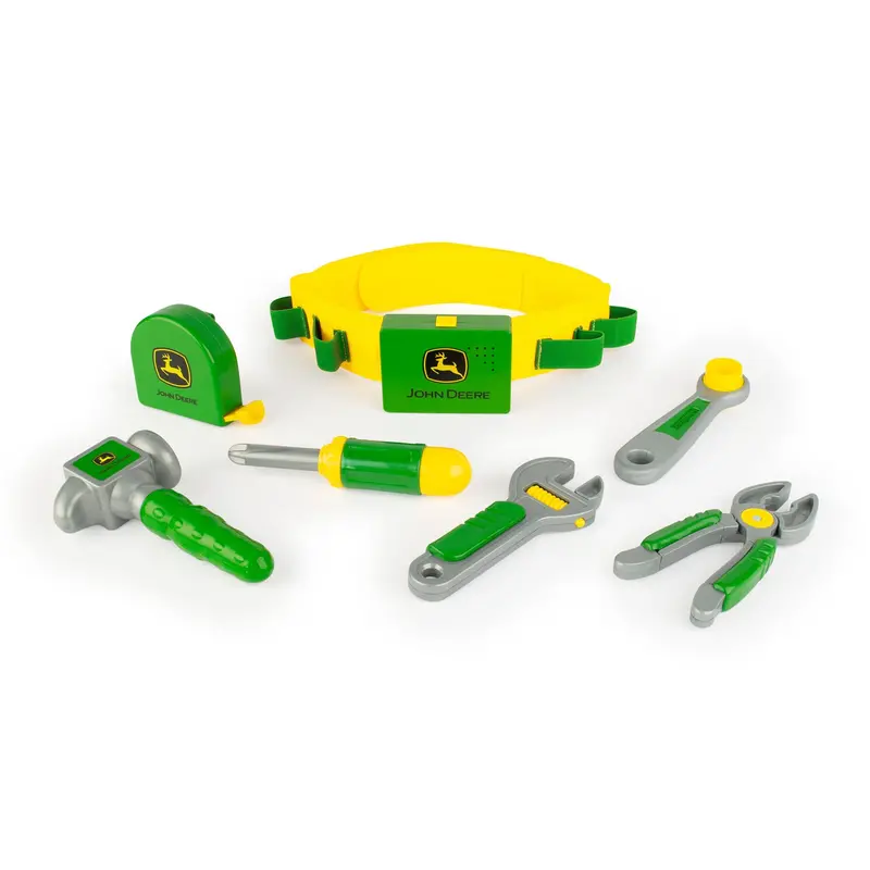 John Deere Toy Toolbelt Set With Talking Features – Kids Pretend Play Gear 1