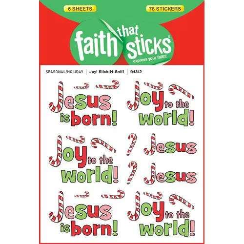'Joy!' Scratch-And-Sniff Stickers – Cheerful Scented Encouragement 1