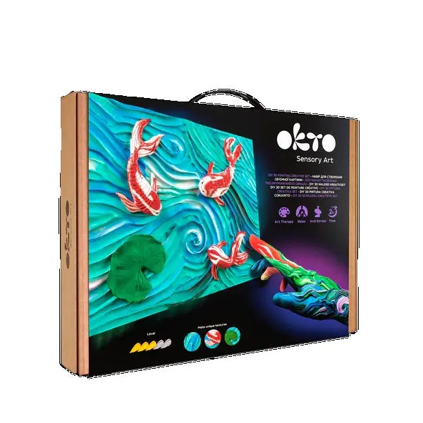 Koi Carp 3D Painting Sensory Art Kit – Kit #10002 1