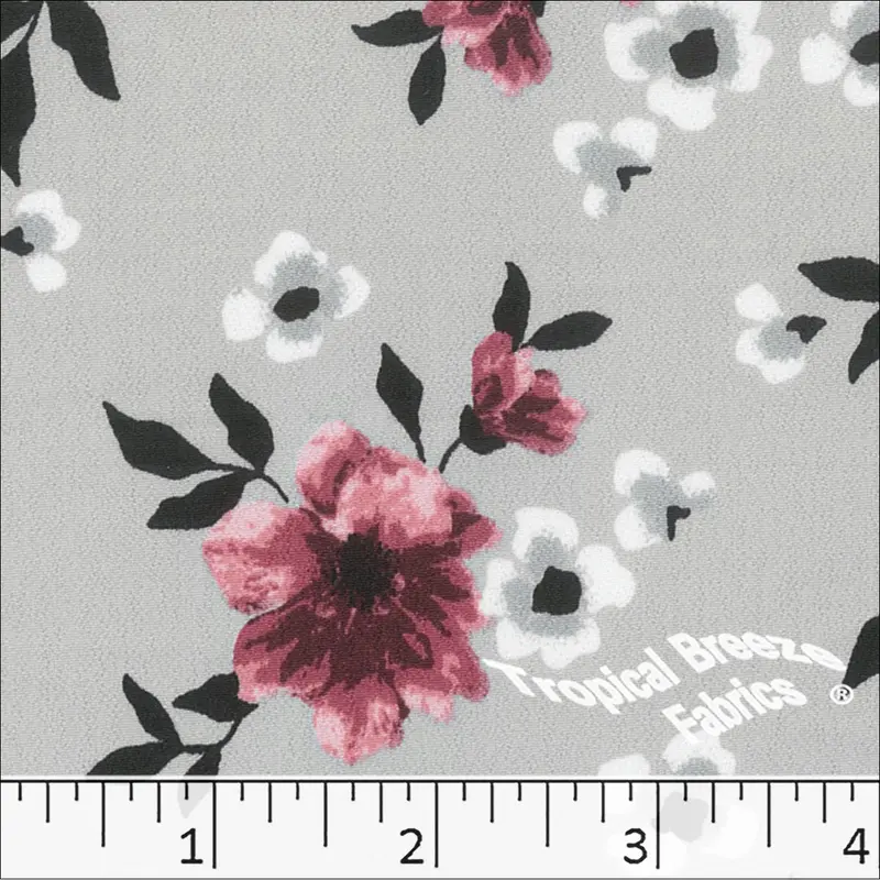 Koshibo Large Floral Polyester Fabric – Premium Quilting & Craft Yardage, Print 048614 1