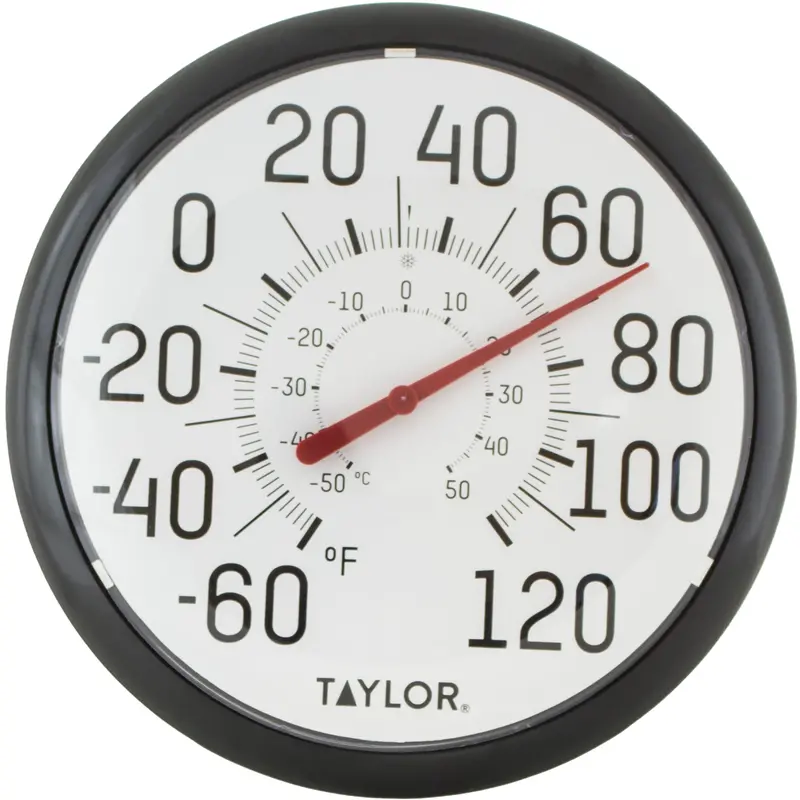 Large-Dial Outdoor Thermometer – Easy-To-Read Analog Temperature Gauge For Porch Or Garden (Model 6700N) 1