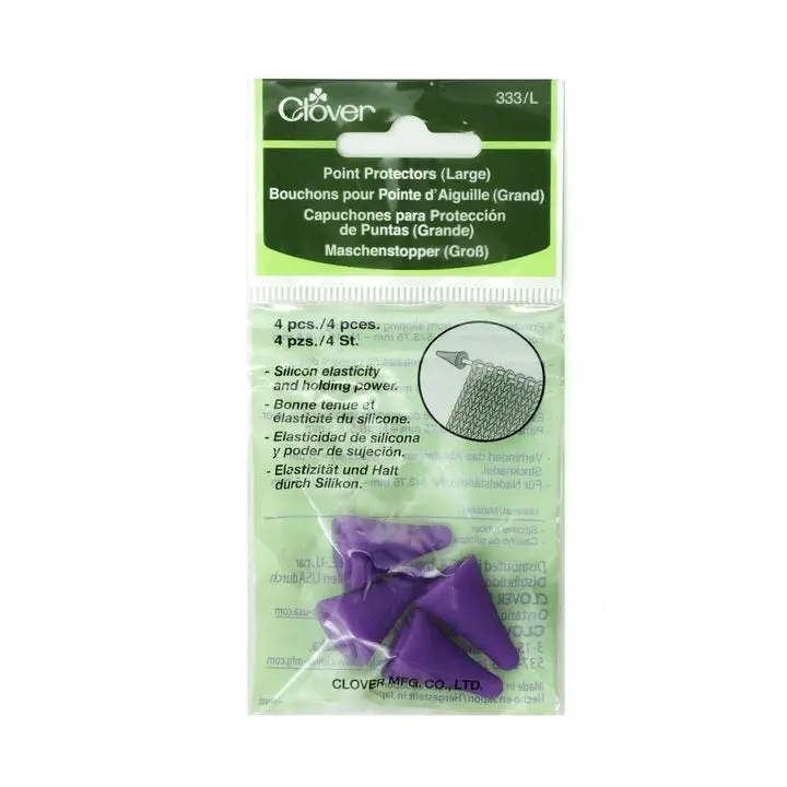 Large Point Protectors For Knitting Needles – Silicone Tip Covers (Cl-333-L) 1