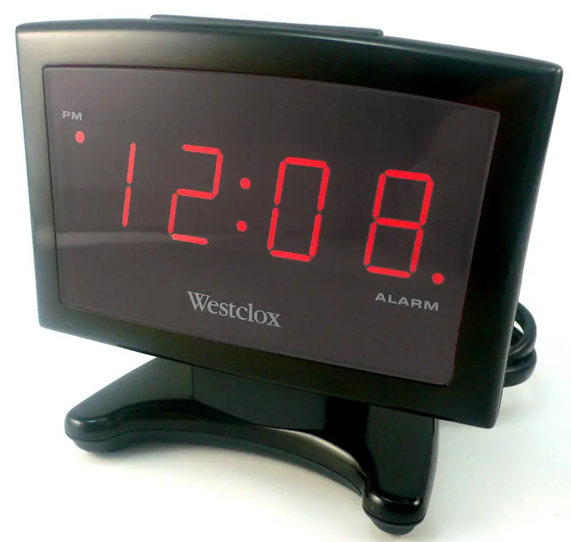 Led Alarm Clock With Large Easy-Read Display And Dual Alarms 1
