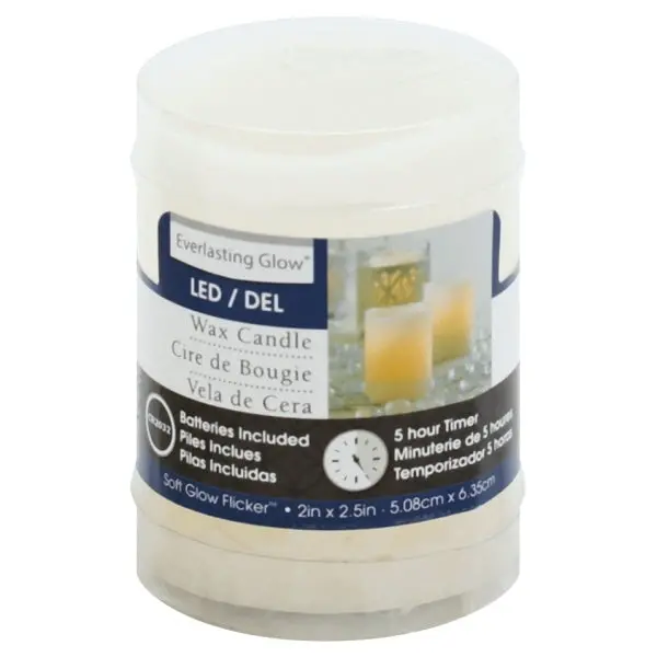 Led Votive Candle With Auto Shut-Off Timer (Model 40444) 1