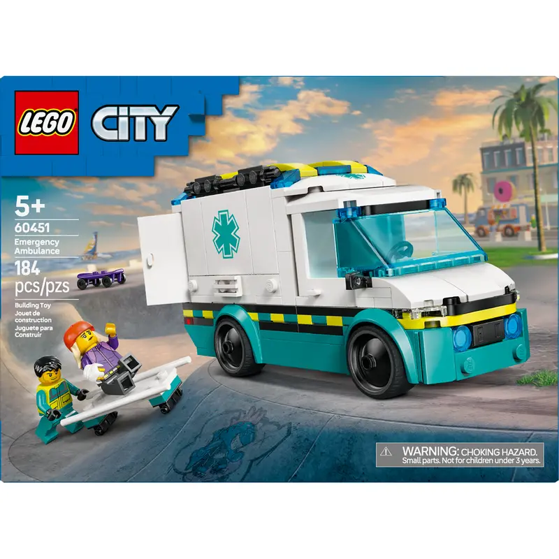 Lego City Emergency Ambulance Set – Interactive Rescue Toy (60451) 1
