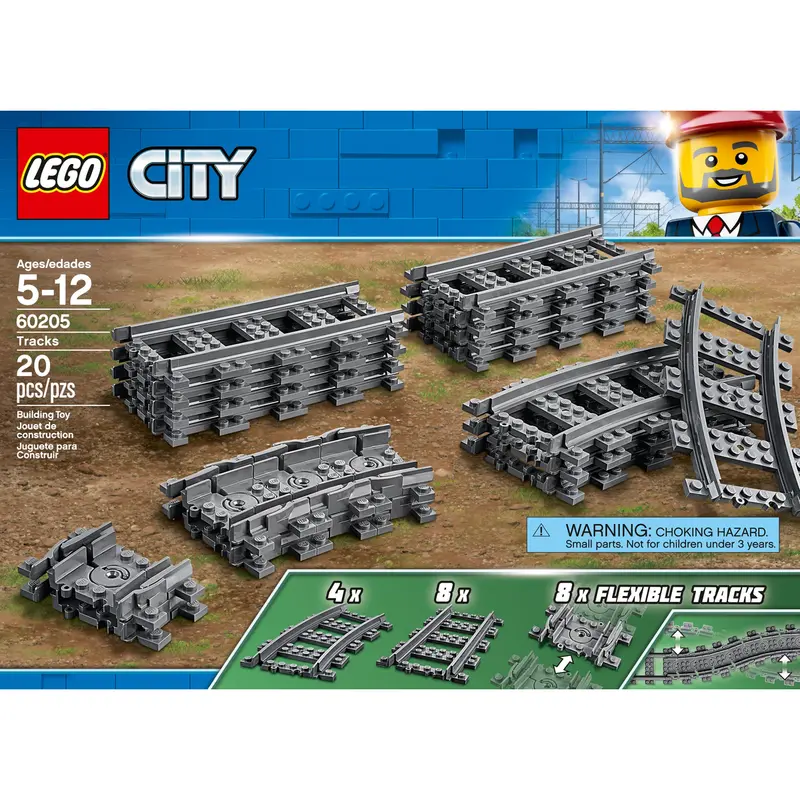Lego City Train Tracks Starter Kit – 20-Piece Building Set 1