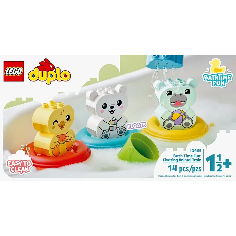 Lego Duplo My First Bath Time Animal Train – Floating Toy Set 10965 1