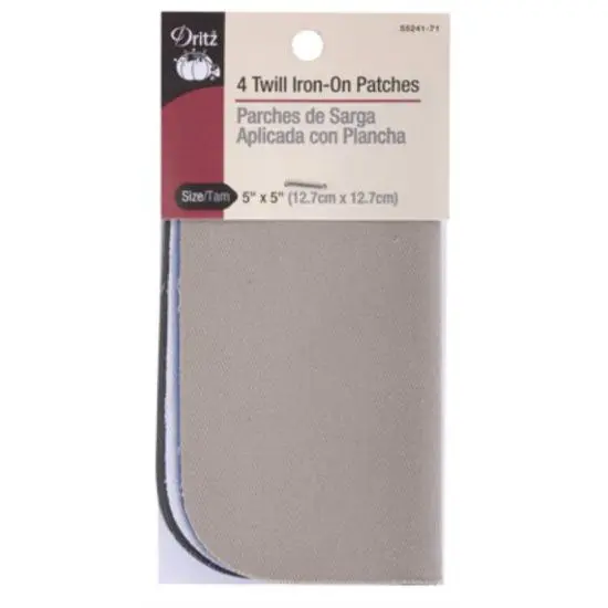 Lightweight Iron-On Twill Patches – Pack Of 55241-71 1