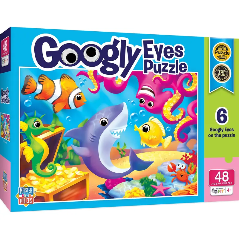 Lil Shark Googly Eyes Puzzle – 48-Piece Kids’ Learning Toy, 12102 1