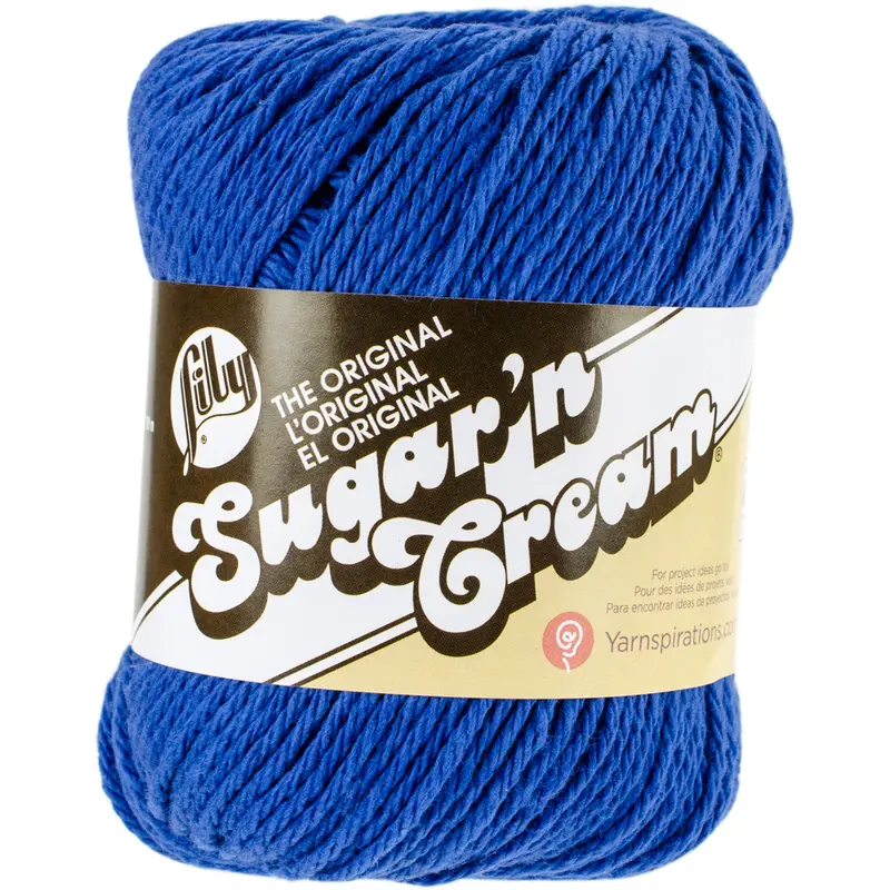 Lily Sugar 'N Cream Yarn Solids – 100% Cotton Worsted Weight Craft Yarn (2.5 Oz, Sku 102001) 1