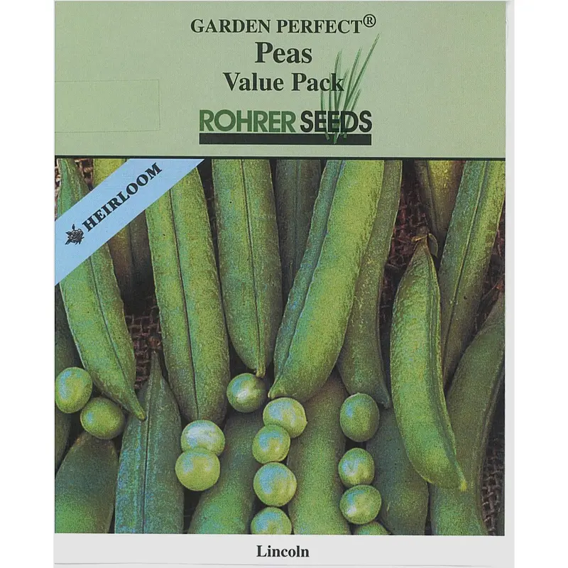 Lincoln Heirloom Pea Seeds – 1908 Vintage Variety 1