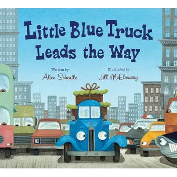 Little Blue Truck Leads The Way – Interactive Board Book For Toddlers 1