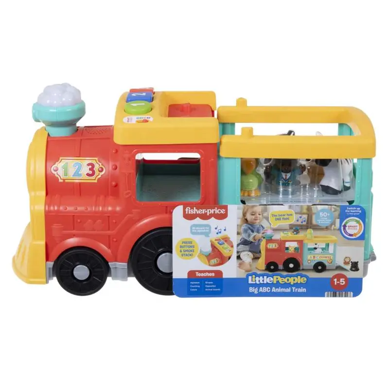 Little People Big Abc Train Set – Interactive Alphabet Learning Toy (Hcl79) 1