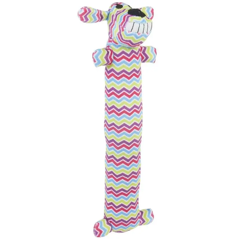 Loofa Spring Plush Dog Chew Toy – Bouncy, Textured Canine Playmate 53762 1