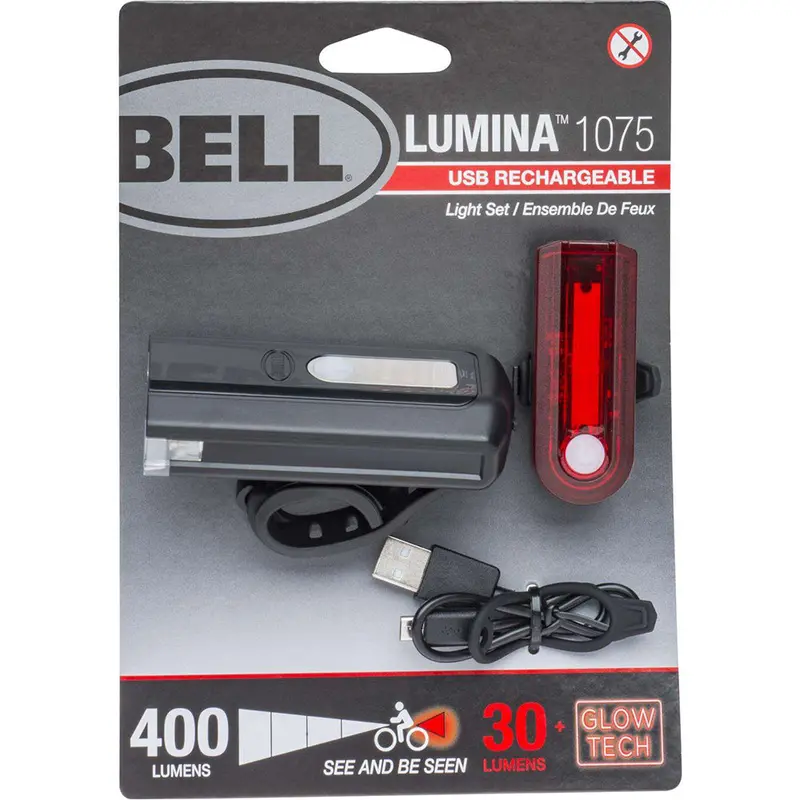 Lumina Led Bike Light Set – Lightweight Plastic Housing (7142211) 1