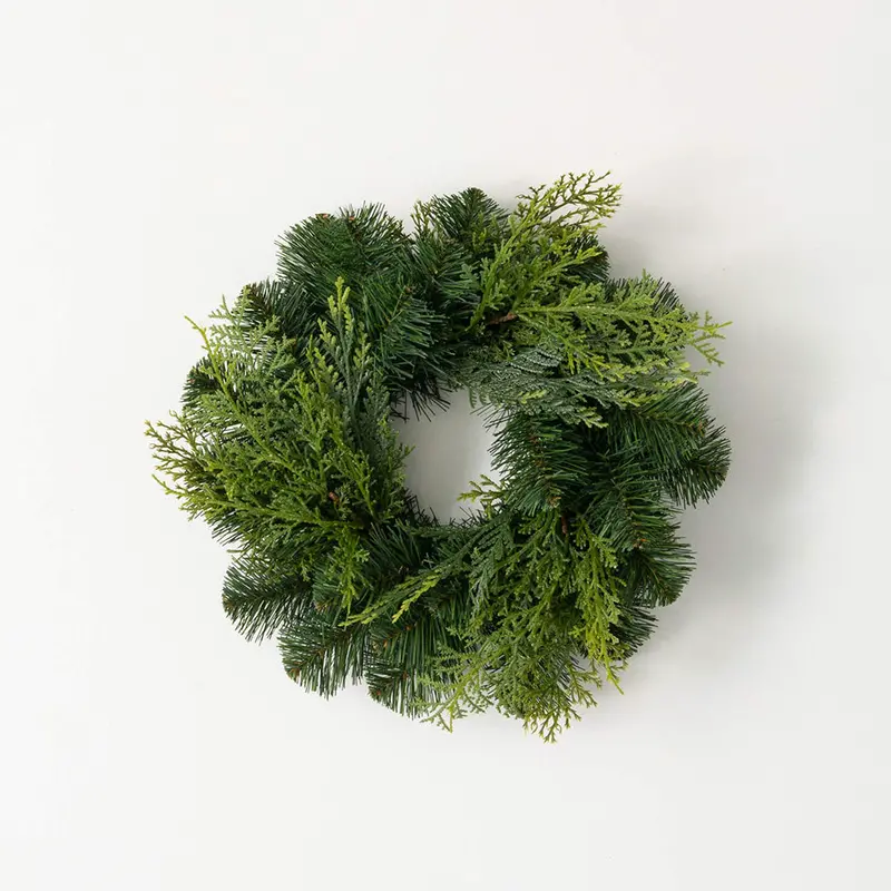 Lush Douglas Fir Accent Ring – Full-Foliage Evergreen Base For Seasonal Styling 1