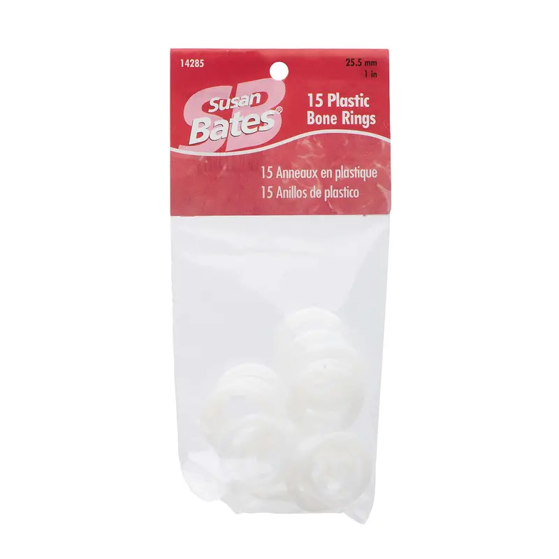 Luxite Bone Craft Rings – Lightweight Plastic Rings – 14285 2