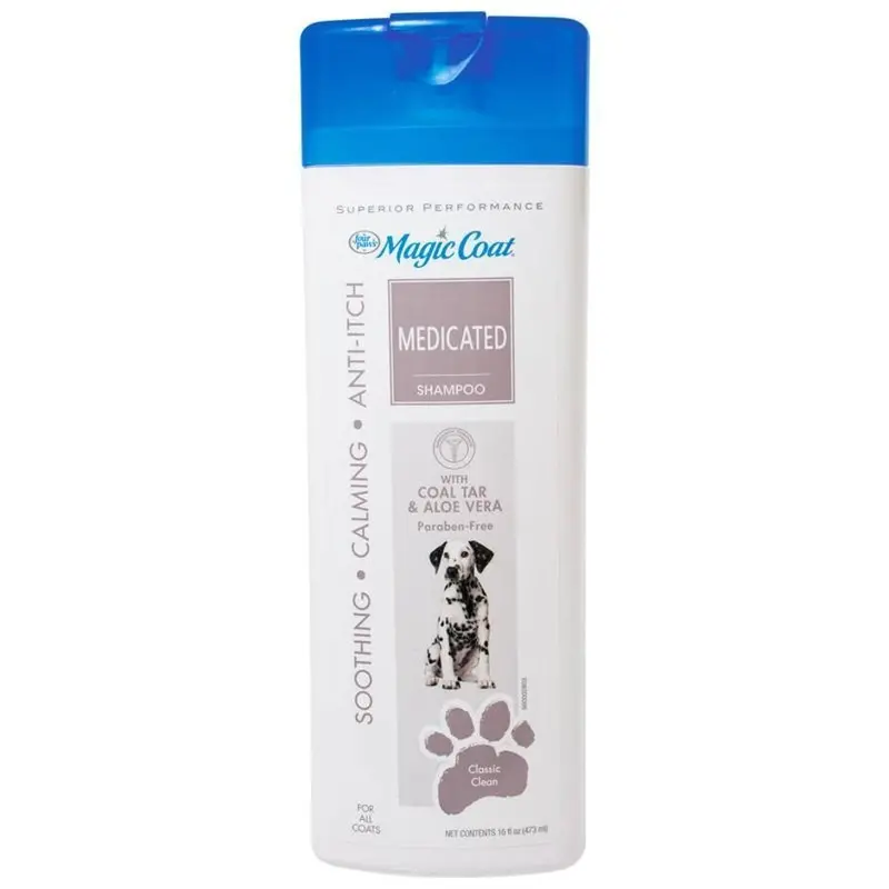 Magic Coat Medicated Pet Shampoo - Veterinary-Grade Formula, 10616 1