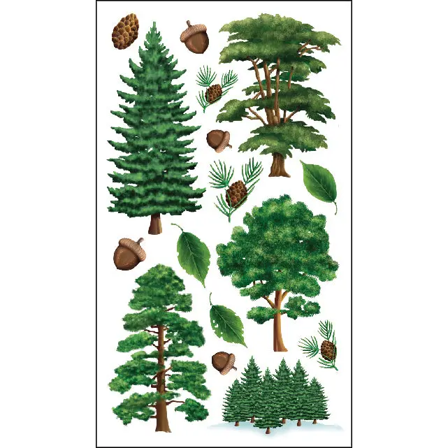 Majestic Trees Vinyl Sticker Sheet – E5200792 1