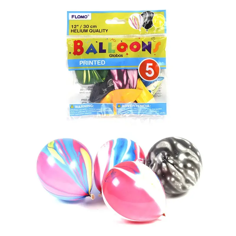 Marble Balloons – Metallic Finish Party Decoration Set 1