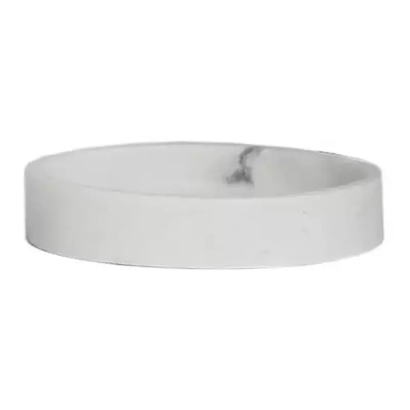 Marble-Effect Michaelangelo Soap Dish – Elegant Ceramic Bathroom Accessory (105441) 1