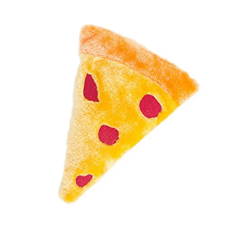 Medium Pizza Slice Squeakie Emojiz Dog Toy 1