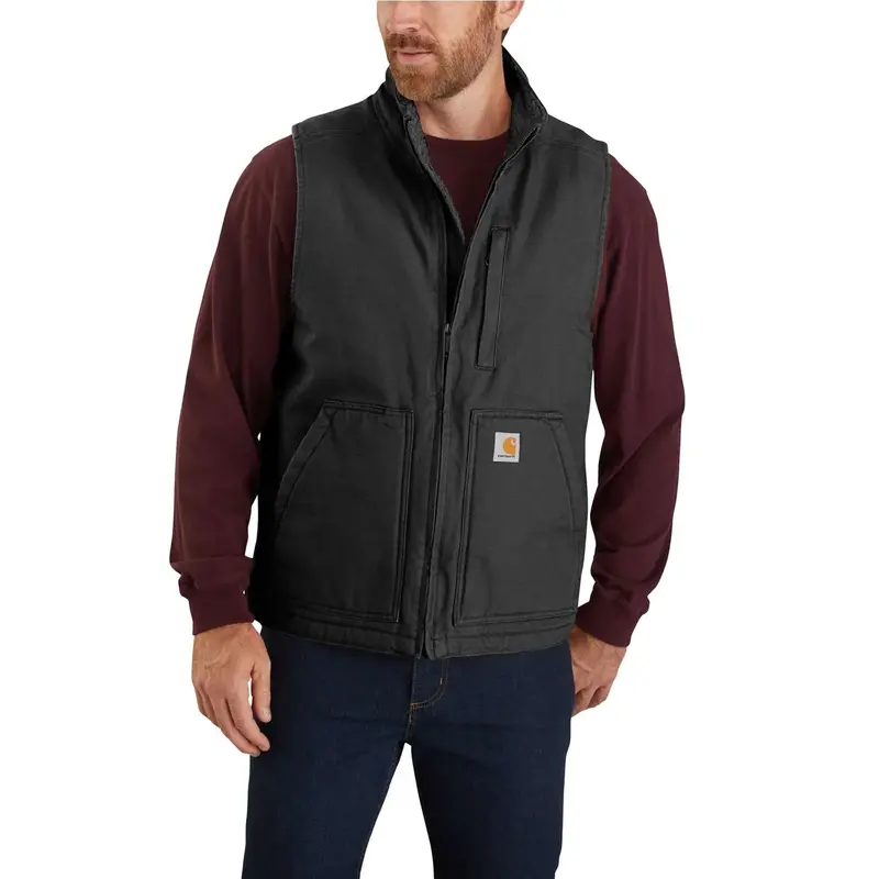 Men’S Big & Tall Mock Neck Vest With Sherpa Lining – Style 104277 1