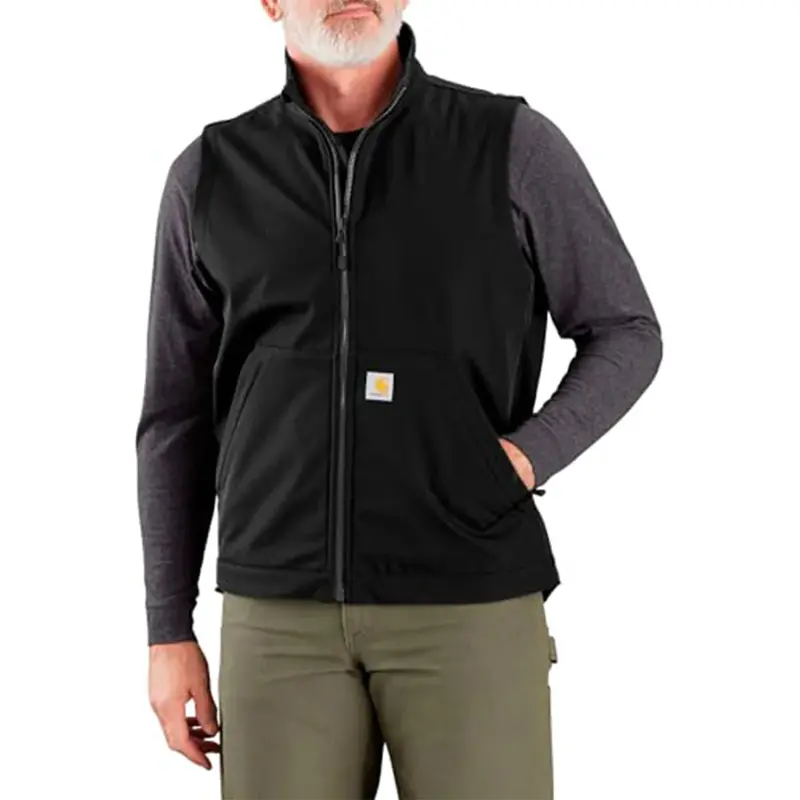 Men’S Big & Tall Softshell Vest – Rain Defender Technology, Relaxed Fit (106439) 1