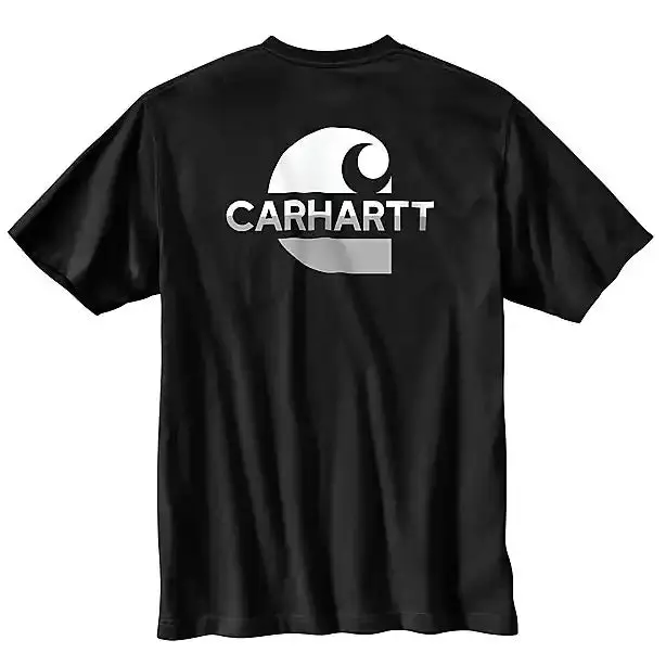 Men’S C Graphic Pocket T-Shirt – Minimalist Short-Sleeve Cotton Top 1