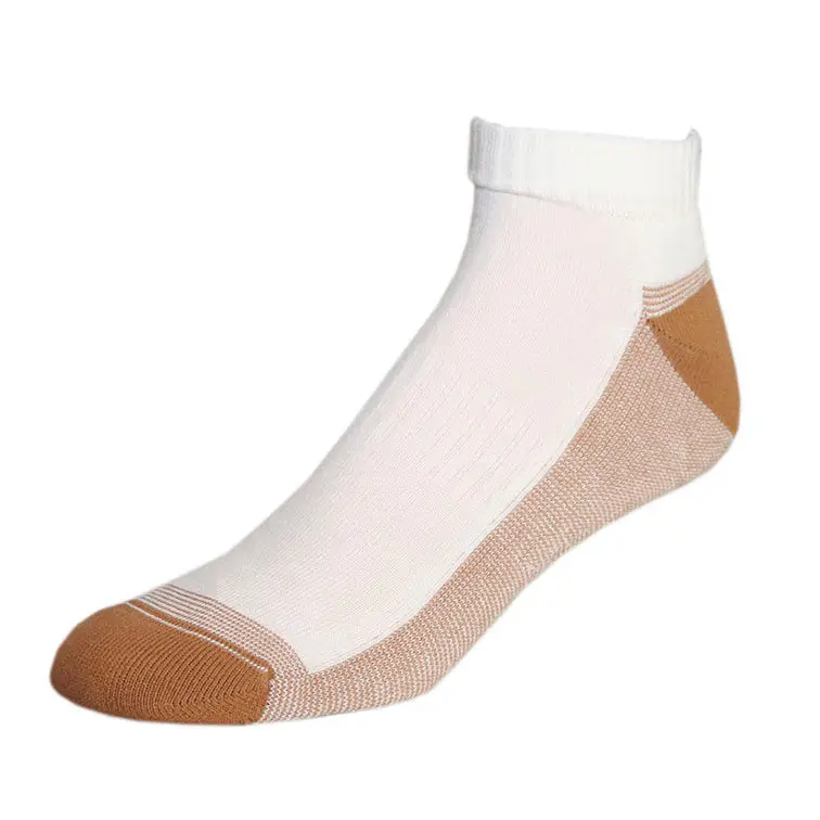 Men’S Copper-Infused No-Show Socks – Pack Of 2 Pairs (Style 4000) 1