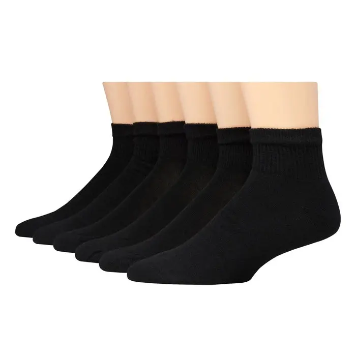 Men’S Cushioned Ankle Socks – Soft Knit Everyday Comfort Pair 1