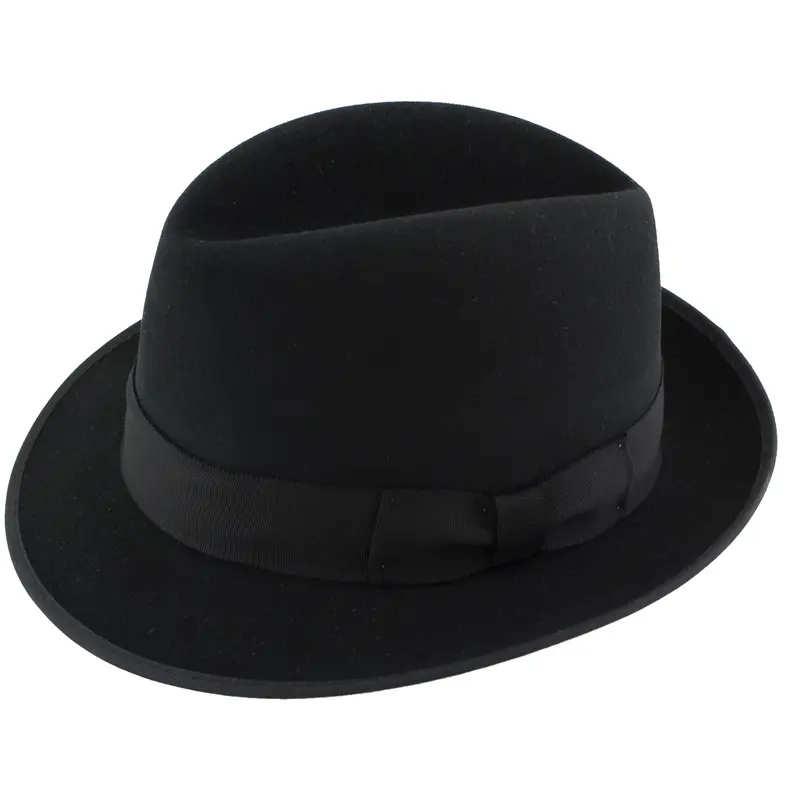 Men'S Dynafelt Fedora – Lightweight Wool-Blend Dress Hat 910-2 1