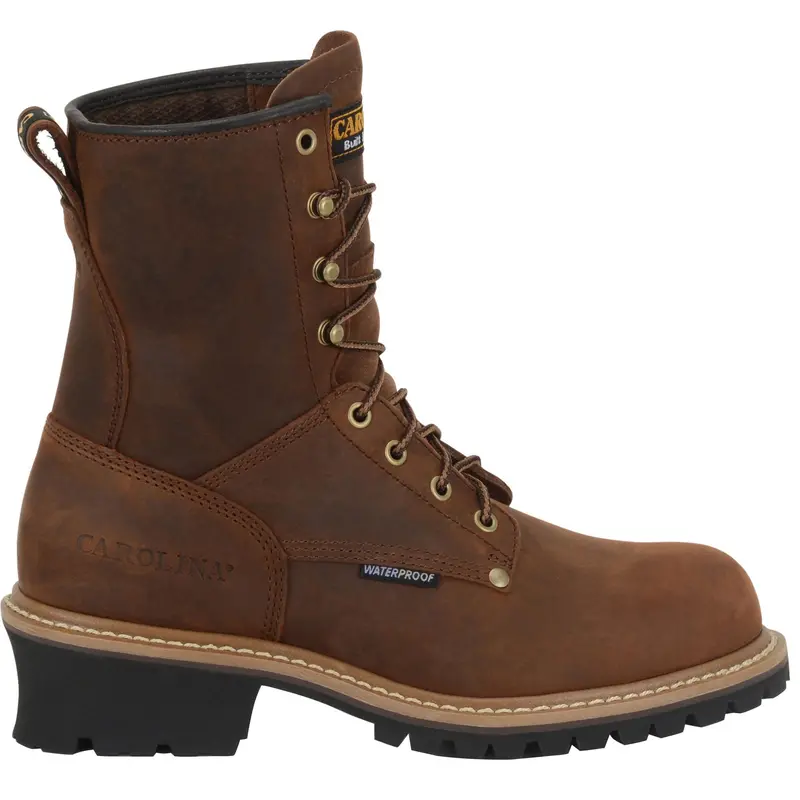Men'S Elm Logger Boots – 8-Inch Safety Toe Construction (Style 9821) 1
