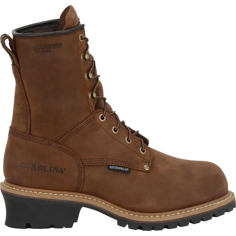 Men'S Elm Logger Boots – 8-Inch Waterproof & Insulated (Ca4821) 1