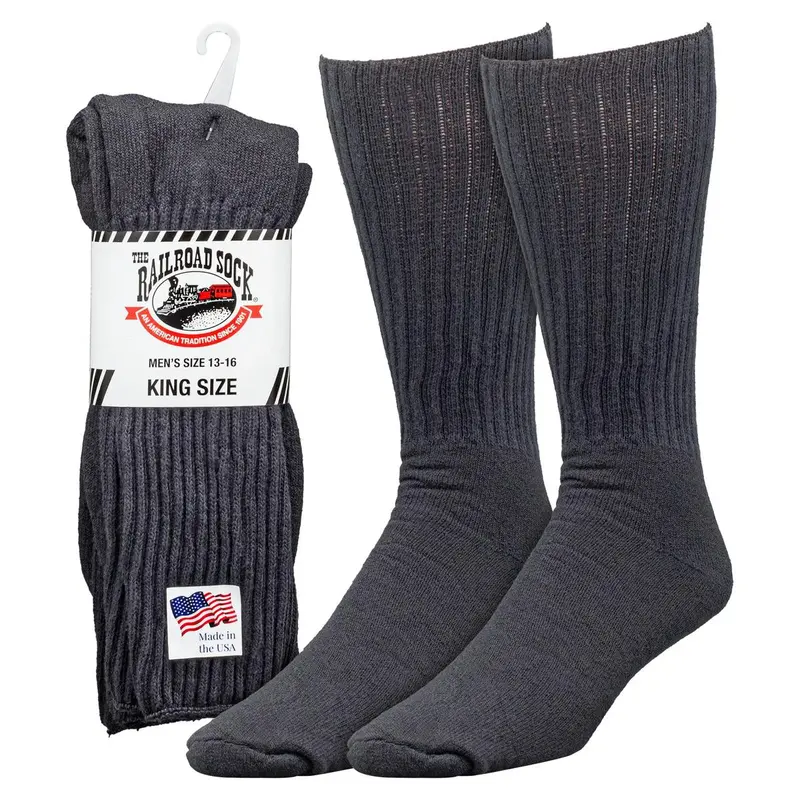 Men'S Extra-Large Crew Socks – 2-Pack, Style 6052K 1