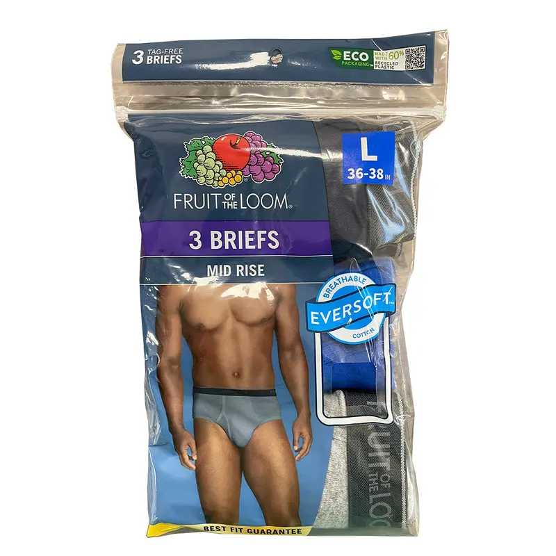 Men'S Fashion Briefs – 3-Pack, Style 4609 1