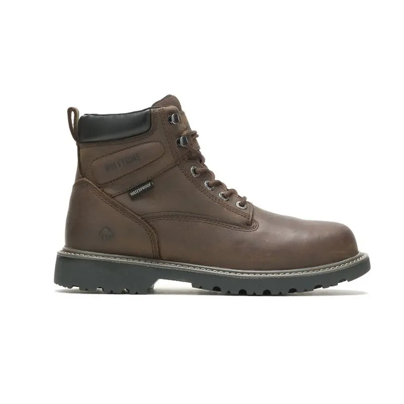 Men'S Floorhand Waterproof Work Boots – Steel-Toe, 6-Inch Height, Slip-Resistant 1